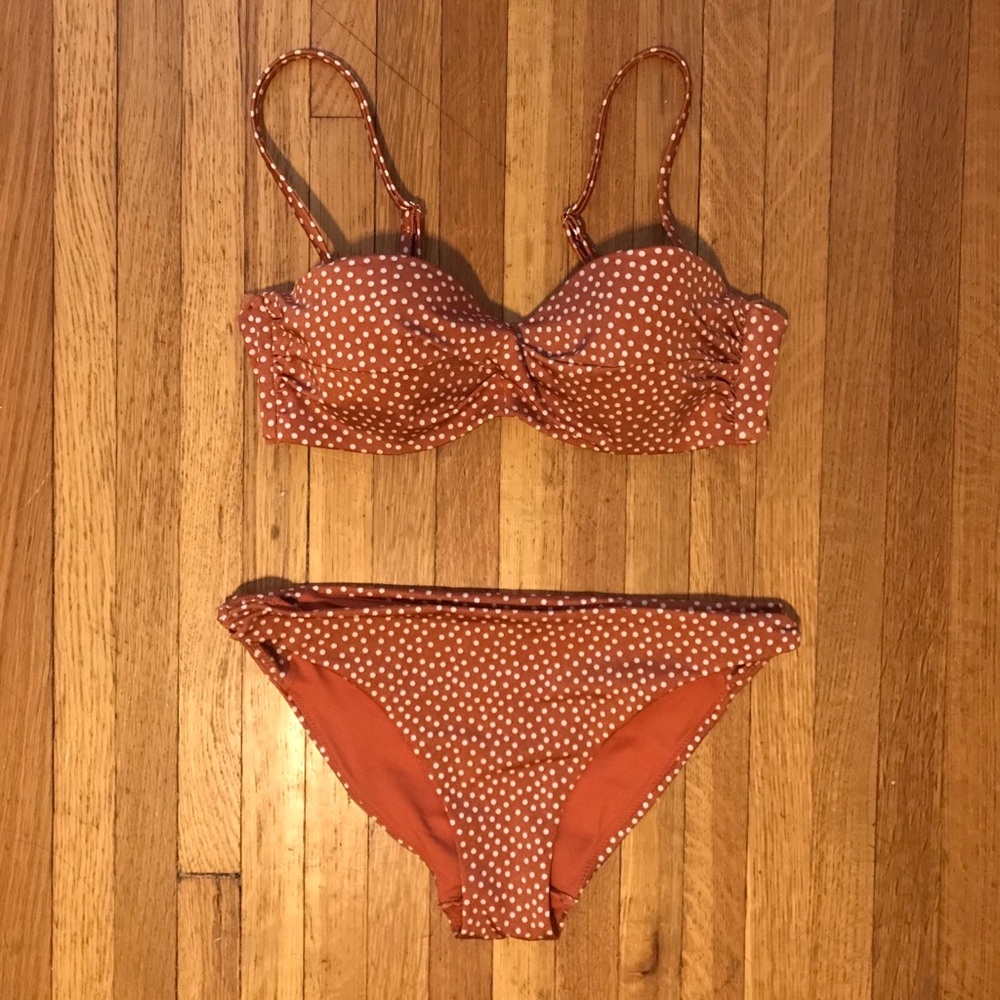 Polka dot bikini